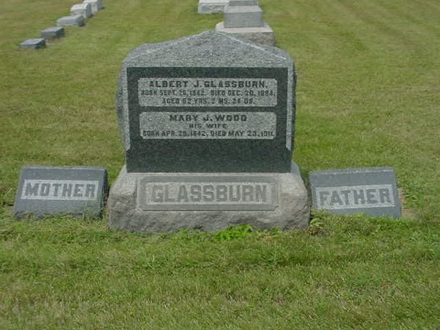 Albert J & Mary J Wood Glassburn
