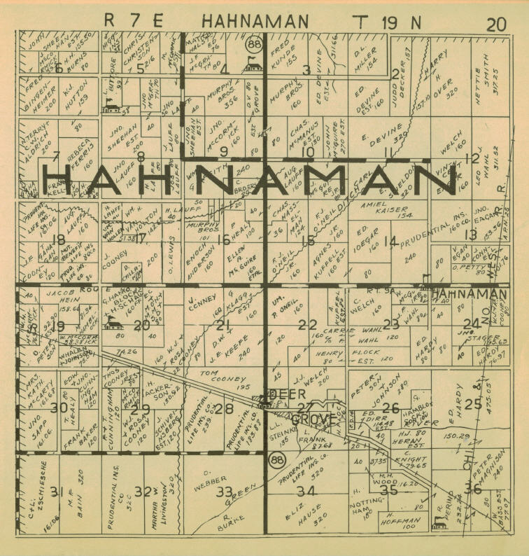 1936 Farm owners atlas - Hahnaman