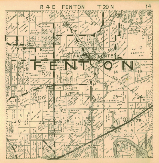 1936 Farm ownership atlas - Fenton