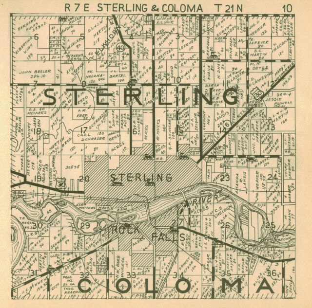 1936 Farm ownership atlas Sterling.Coloma