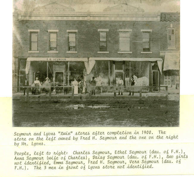 Seymour & Lyon's Twin Stores 1900