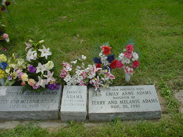 Thomas Jos., Terry G, & Emily A. Adams 