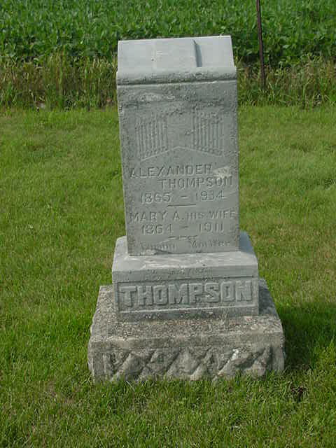 Alexander Thompson & Wife Mary A.