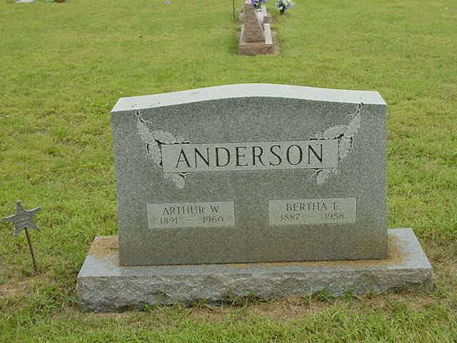 Arthur & Bertha E. Anderson