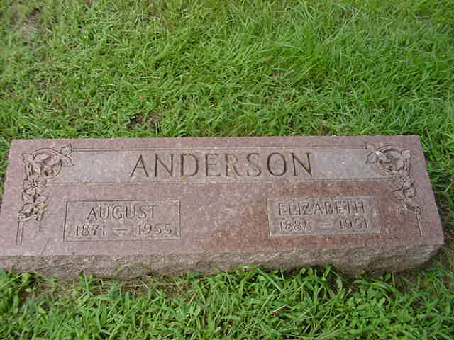 August & Hansene Elizabeth Anderson