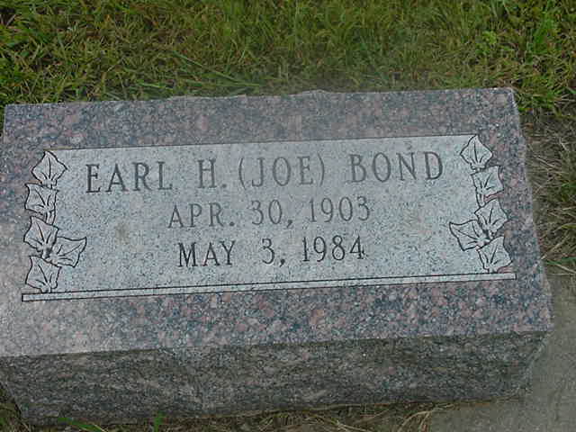 Earl & Joe Bond