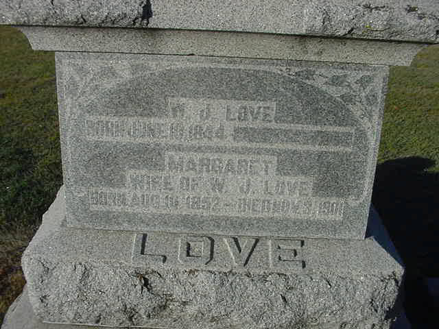 W. J. & Margaret Love