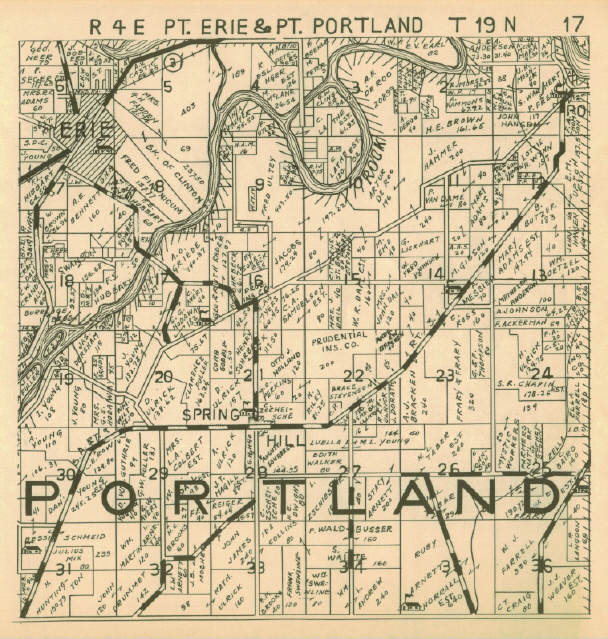 1936 Farm ownership atlas - Pt. Portland.Pt Erie