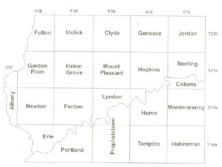 Whiteside County Townships