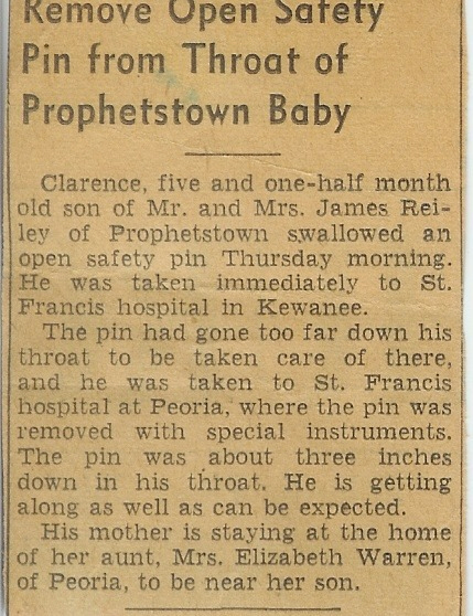 Newsclipping - Clarence Reiley