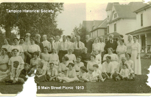 Tampico Main Street Picnic 1913