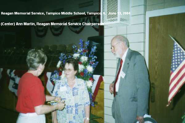 Tampico Reagan Memorial Service
