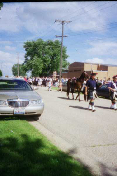 Procession to Reagan Park