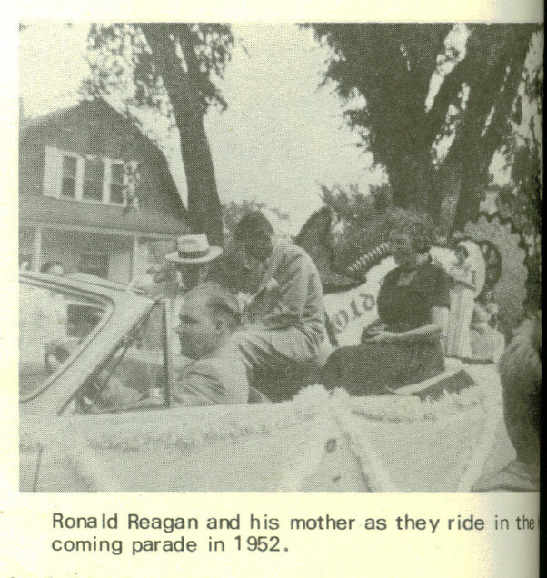 Ronald Reagan and his mother, Nell