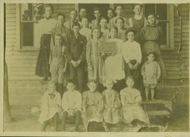 BROWN's School - Hooppole IL 1907 or 08