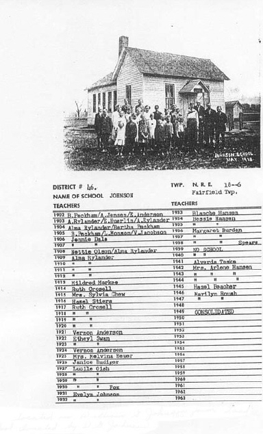 Johnson School 1918