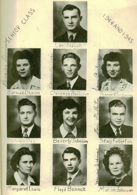 Tampico High School Senior Class 1944-45