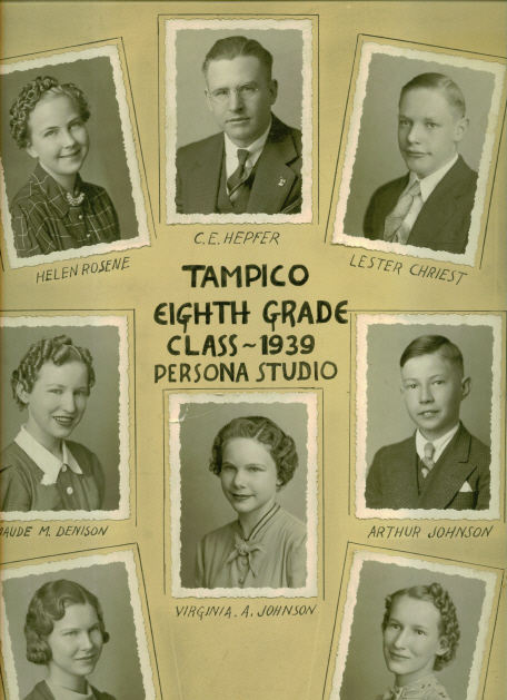 Tampico Eighth Grade - 1939