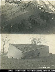 Burden School Damaged by Tornado