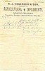1891 Receipt N.J. Hogeboom & Son