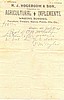 1891 Receipt N.J. Hogeboom & Son